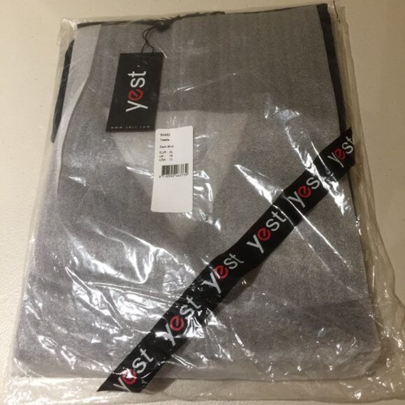 Yest Yaella Dark Blue Long Button Front Cardigan Style 80482 Size 12 - Picture 7 of 7